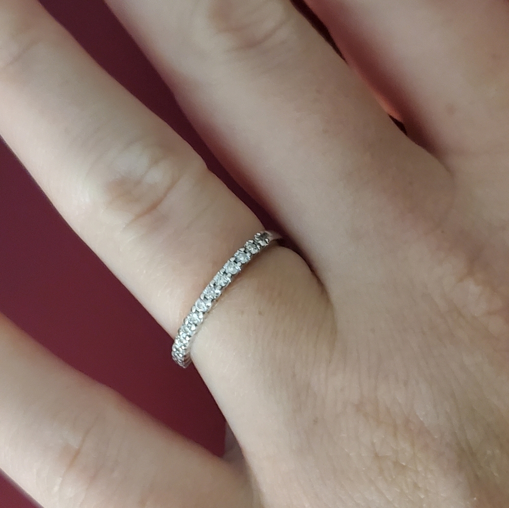 White Gold Diamond Band